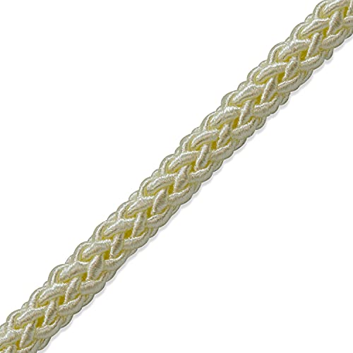 Trims by the Yard Sophia geflochtene Kordel, 6 mm, elfenbeinfarben (4,5 m Schnitt) von Trims by the Yard