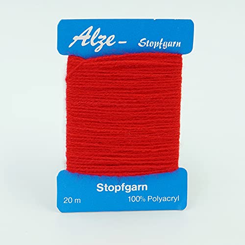 Trimz 505-809 Stopfwolle, Wolle Polyester, rot, 1x20m von Trimz