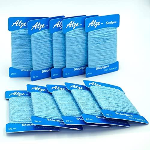 Trimz 505-811-10 Stopfwolle, Wolle Polyester, himmelblau, 10x20m, 10 Trimz 505-811-10 Stopfwolle, Wolle Polyester, himmelblau, 10x20m, 10 von Trimz