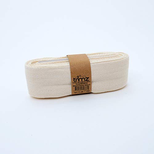 Trimz Fischgrätenband, 100% Baumwolle, 50 mm x 10 m Trimz Fischgrätenband, 100% Baumwolle, 50 mm x 10 m von Trimz