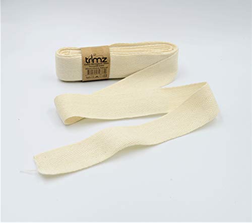 Trimz Klebeband aus 100% Baumwolle, Fischgrätenmuster, 30 mm x 5 m Trimz Klebeband aus 100% Baumwolle, Fischgrätenmuster, 30 mm x 5 m von Trimz