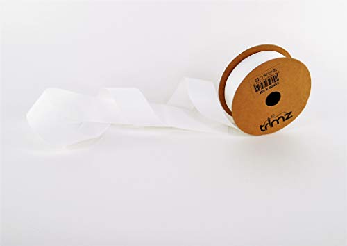 Trimz PG029WHT255R Ripsband, Polyester, weiß, 25mm x 5m, 5 Meter Trimz PG029WHT255R Ripsband, Polyester, weiß, 25mm x 5m, 5 Meter von Trimz