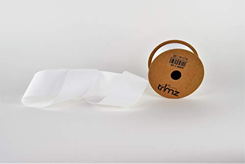Trimz PG029WHT405R Ripsband, Polyester, weiß, 40mm x 5m Trimz PG029WHT405R Ripsband, Polyester, weiß, 40mm x 5m von Trimz