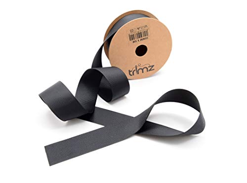 Trimz PG030BLK255R Ripsband, Schwarz, 25mm x 5m Trimz PG030BLK255R Ripsband, Schwarz, 25mm x 5m von Trimz