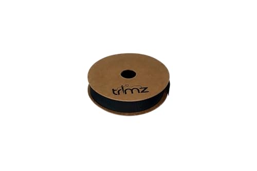 Trimz PG030BLK35R Ripsband, Schwarz, 3mm x 5m von Trimz