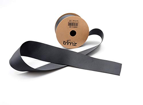 Trimz PG030BLK405R Ripsband, Schwarz, 40mm x 5m von Trimz