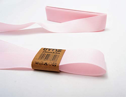 Trimz PG115PINK253W Ripsband, Polyester, rose, 25mm x 3m Trimz PG115PINK253W Ripsband, Polyester, rose, 25mm x 3m von Trimz