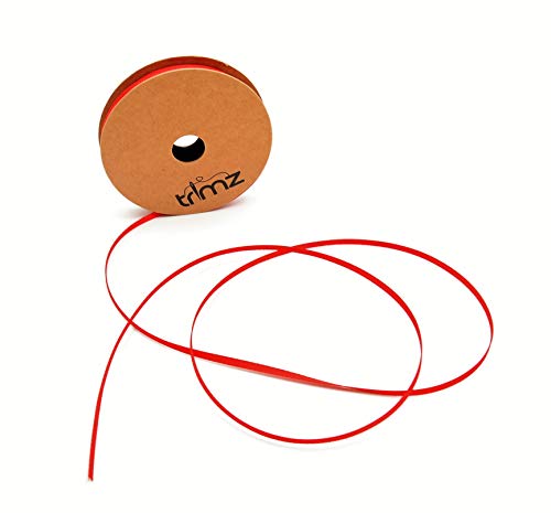 Trimz PG250RED35R Ripsband, rot, 3mm x 5m, 5 Meter von Trimz