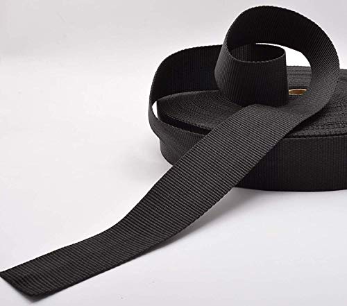 Trimz Web-50-Blk-10m Gurtband, Polypropylen (PP), Schwarz, 50mm x 10m, 10 Meter von Trimz