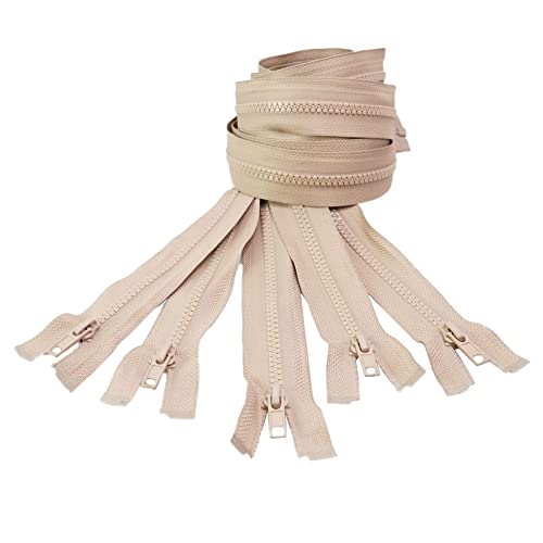 Trimz RVD6-100-894-5 Reißverschluss, beige, 100 cm von Trimz