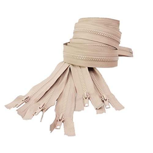 Trimz Reißverschluss, beige, 10 Stück von Trimz