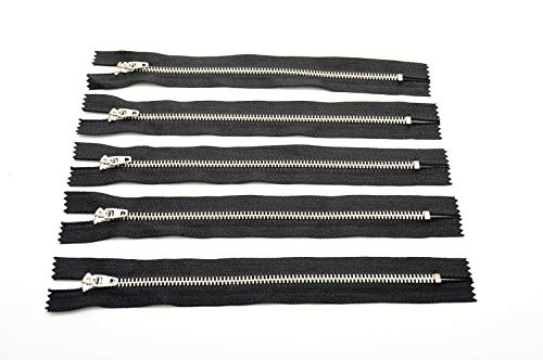 Trimz RVM6-22-580-5 Metallreißverschluss, Schwarz, 22 cm Trimz RVM6-22-580-5 Metallreißverschluss, Schwarz, 22 cm von Trimz