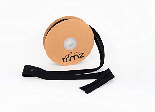 Trimz Schrägband, Schwarz, 20 m x 20/10/10 mm Trimz Schrägband, Schwarz, 20 m x 20/10/10 mm von Trimz