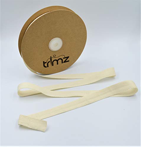 Trimz TrimzHB20R25 100% Baumwolle mit Fischgrätenmuster, natur, 20mm x 25m, 25 meter Trimz TrimzHB20R25 100% Baumwolle mit Fischgrätenmuster, natur, 20mm x 25m, 25 meter von Trimz
