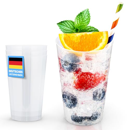 Trinklicht® 25 Mehrwegbecher | Wiederverwendbare Trinkbecher 0,4L | Bruchsicher | Spülmaschinenfest | Partybecher Plastikbecher Mehrweg | Kunststoff Becher in Transparent Trinklicht® 25 Mehrwegbecher | Wiederverwendbare Trinkbecher 0,4L | Bruchsicher | Spülmaschinenfest | Partybecher Plastikbecher Mehrweg | Kunststoff Becher in Transparent von Trinklicht