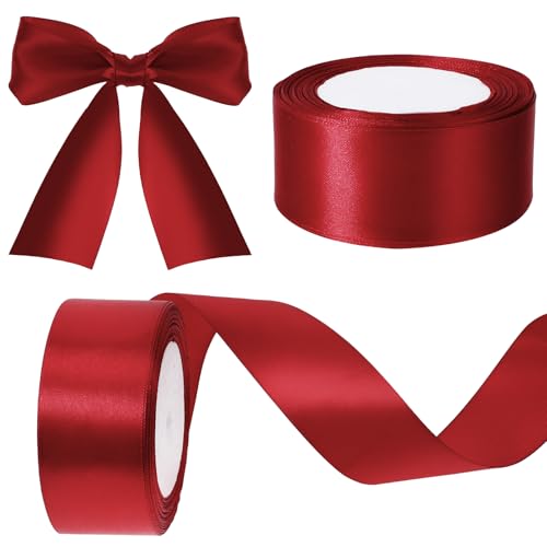 2 Stk Satinband Rot, 40mm X 22m Geschenkband Rotes Dekoration Geschenkband Breit Schleifenband Bänder für Bastelarbeiten Geburtstag Geschenkverpackung Hochzeit 2 Stk Satinband Rot, 40mm X 22m Geschenkband Rotes Dekoration Geschenkband Breit Schleifenband Bänder für Bastelarbeiten Geburtstag Geschenkverpackung Hochzeit von Trinkrittey