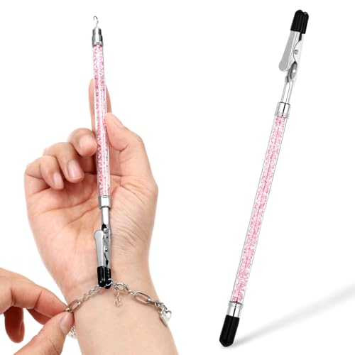 Armband-Helfer-Werkzeug, rosa Schmuck-Verschluss-Helfer, Edelstahl-Tragehilfe-Werkzeug für Sie selbst, Armband-Verschluss, Buddy Assist Tool für Armband, Halskette, Uhr Armband-Helfer-Werkzeug, rosa Schmuck-Verschluss-Helfer, Edelstahl-Tragehilfe-Werkzeug für Sie selbst, Armband-Verschluss, Buddy Assist Tool für Armband, Halskette, Uhr von Trinkrittey
