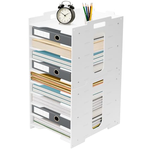 Dokumentenablage A4 Briefablage Schreibtisch-Organizer 10 Ablagefächer Büro-Organizer PVC Bücher Büromaterial Papierablage Aktenaufbewahrung Weiß Dokumentenhalter für Arbeitszimmer Schule Office Dokumentenablage A4 Briefablage Schreibtisch-Organizer 10 Ablagefächer Büro-Organizer PVC Bücher Büromaterial Papierablage Aktenaufbewahrung Weiß Dokumentenhalter für Arbeitszimmer Schule Office von Trintion