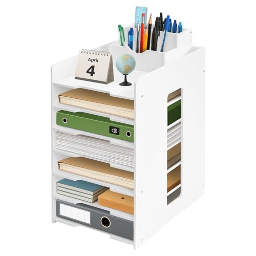 Dokumentenablage A4 Briefablage Schreibtisch-Organizer 7 Ablagefächer Büro-Organizer PVC Bücher Büromaterial Papierablage Aktenaufbewahrung Weiß Dokumentenhalter für Arbeitszimmer Schule Office Dokumentenablage A4 Briefablage Schreibtisch-Organizer 7 Ablagefächer Büro-Organizer PVC Bücher Büromaterial Papierablage Aktenaufbewahrung Weiß Dokumentenhalter für Arbeitszimmer Schule Office von Trintion
