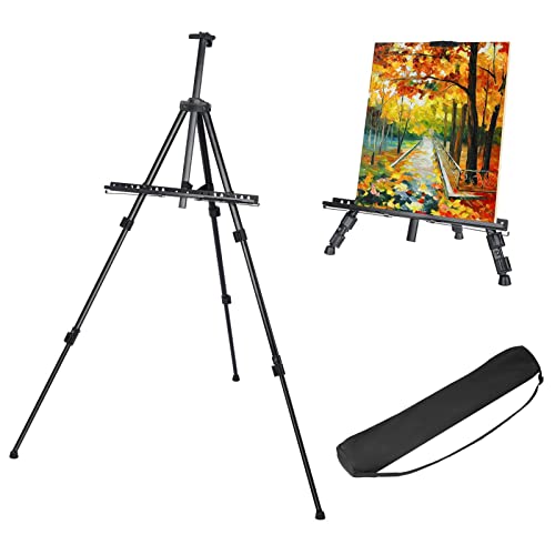 Trintion 2 Stück Aluminium Staffelei 50-167cm Verstellbar Feldstaffelei Schwarz Anzeigen Atelierstaffelei Stativ Dreifuss Stand +Tasche Für Leinwand Poster Hochzeit Skizzieren Malen Trintion 2 Stück Aluminium Staffelei 50-167cm Verstellbar Feldstaffelei Schwarz Anzeigen Atelierstaffelei Stativ Dreifuss Stand +Tasche Für Leinwand Poster Hochzeit Skizzieren Malen von Trintion