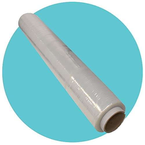 Triplast 400 mm Paletten-Stretch-Schrumpffolie, transparent, Standardrolle mit robuster Verpackung, Frischhaltefolie, Schrumpffolie für Umzüge von Triplast