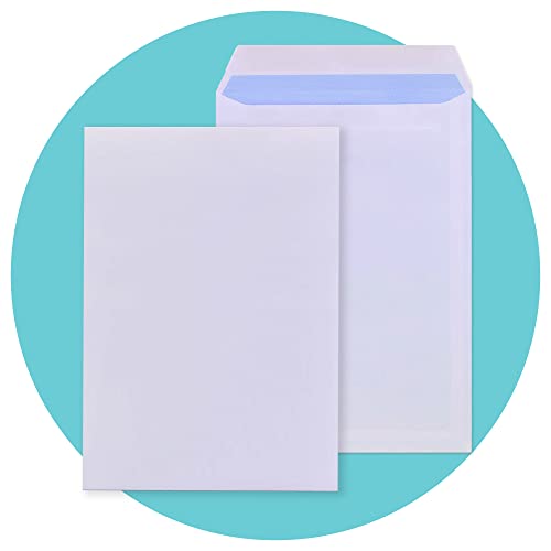 Triplast Selbstklebende Sicherheitsumschläge C5 (Größe: 229 x 165 mm, Weiß; 100 Stück) | vertrauliche Versandtaschen | Druckerkompatibel für den persönlichen und gewerblichen Gebrauch (100 Stück) von Triplast