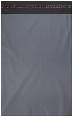 triplast 10 x 35,6 cm Kunststoff Versandtaschen Bag – Grau (500 Stück) von Triplast