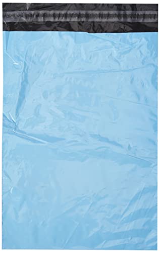 triplast 10 x 35,6 cm Kunststoff Versandtaschen Tasche – Baby Blau (100 Stück) von Triplast