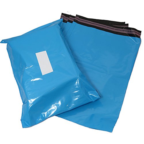 triplast 10 x 35,6 cm Kunststoff Versandtaschen Tasche – Baby Blau (500 Stück) von Triplast