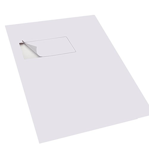 triplast 110 x 80 mm A4 Integrierte Etiketten Adresse Abziehen der Versand Notizen packzettel – Weiß (1000 Stück) von Triplast