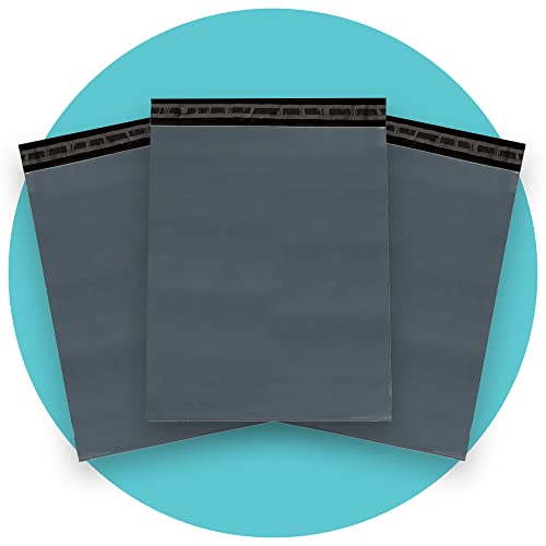 triplast 12 x 35,6 cm Kunststoff Versandtaschen Bag – Grau (500 Stück) von Triplast