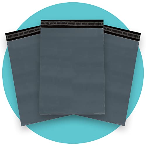 triplast 12 x 40,6 cm Kunststoff Versandtaschen Bag – Grau (100 Stück) von Triplast