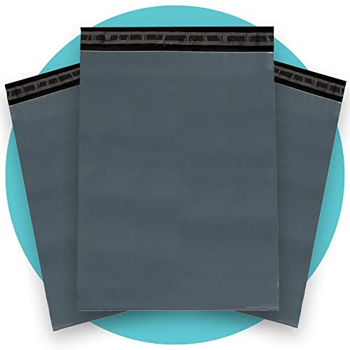 triplast 16 x 53,3 cm Kunststoff Versandtaschen Bag – Grau (100 Stück) von Triplast