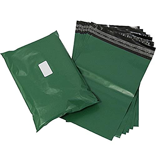 triplast Kunststoff 14 x 20 Versandtaschen Tasche – Oliv Grün (100 Stück) von Triplast