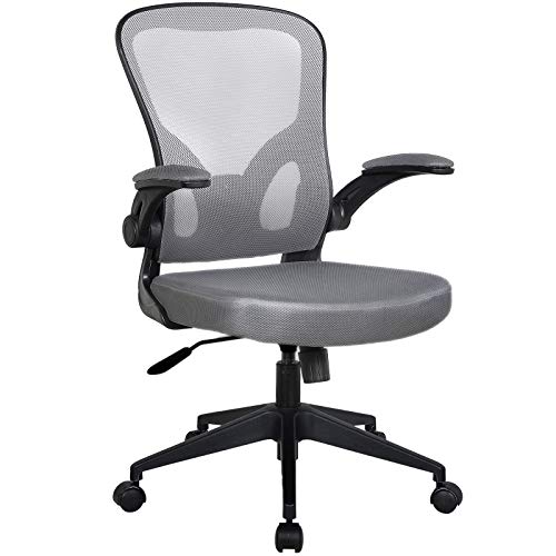 TRISENS Bürostuhl Ergonomisch Drehstuhl Schreibtischstuhl Mesh Netzstoff Office Stuhl, Farbe:Schwarz/Grau ohne Kopfstütze TRISENS Bürostuhl Ergonomisch Drehstuhl Schreibtischstuhl Mesh Netzstoff Office Stuhl, Farbe:Schwarz/Grau ohne Kopfstütze von TRISENS