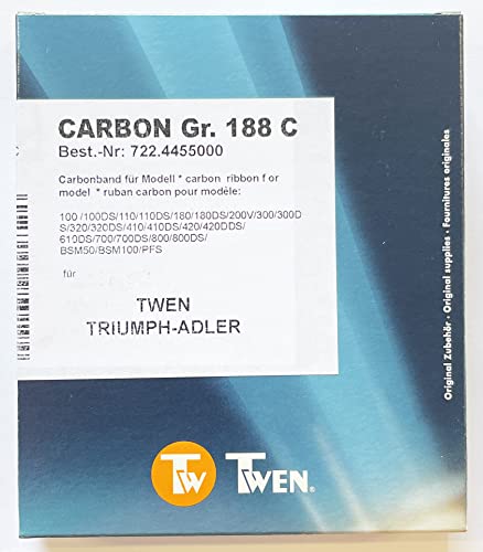 Original Triumph-Adler Farbband Plastic-Carbon schwarz (31.LO376 648.44332 7224455000) von Triumph Adler