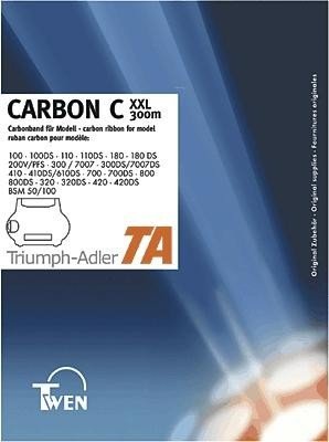 Triumph-Adler Schreibmaschinenfarbband Gr. 185 C, 725 4455000, Carbon, schwarz Triumph-Adler Schreibmaschinenfarbband Gr. 185 C, 725 4455000, Carbon, schwarz von Triumph