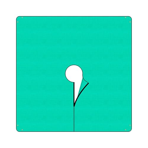 Trochate Gartenplane,Unkrautvlies | 200 X 200 cm wasserdichte Abdeckplane Für Garten Blumenbeete Einfahrt Und Rasen von Trochate