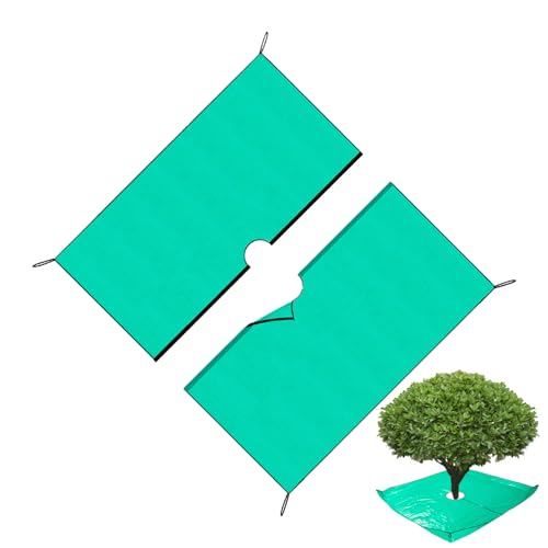 Trochate Gartenplane Zum Abdecken | Unkrautvlies - 200 X 200 cm wasserdichte Abdeckplane Für Garten Blumenbeete Einfahrt Und Rasen von Trochate