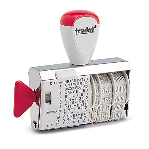 Trodat Classic Line 1117 Dial a Phrase Rubber Stamp Date, 1117 Trodat Classic Line 1117 Dial a Phrase Rubber Stamp Date, 1117 von Trodat