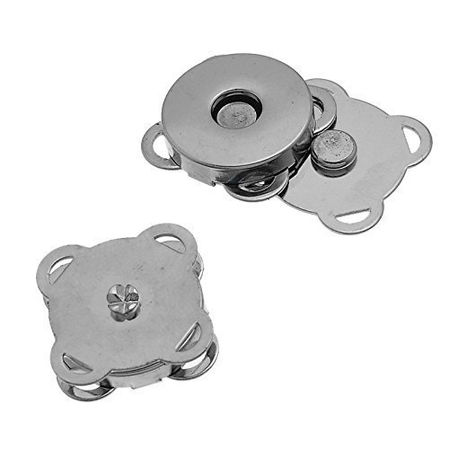 Troflink -Magnetic-Taschenverschlüsse 10 Sets Silber zum Aufnähen von Magnetverschlüssen 19mm - ideal zum Nähen, Basteln, Bekleidung, Taschen, Scrapbooking und mehr Troflink -Magnetic-Taschenverschlüsse 10 Sets Silber zum Aufnähen von Magnetverschlüssen 19mm - ideal zum Nähen, Basteln, Bekleidung, Taschen, Scrapbooking und mehr von Troflink