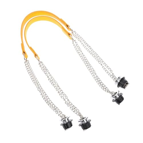Trohollis Taschenkette,Taschen Kette 1 Paar lang/kurzer Griff for Tasche Klassische Tasche Frauen Handbaag Seil Kettenrippe for Zubehör(5) von Trohollis