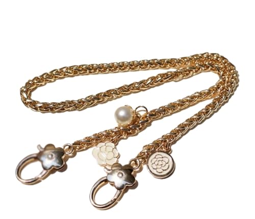 Trohollis Taschenkette,Taschen Kette DIY. Zubehör160cm Ersatz Gold Metallkette Schultergurte Fit für kleine Taschen, Handtaschen 6mm Beutelgriffe Riemen Trohollis Taschenkette,Taschen Kette DIY. Zubehör160cm Ersatz Gold Metallkette Schultergurte Fit für kleine Taschen, Handtaschen 6mm Beutelgriffe Riemen von Trohollis