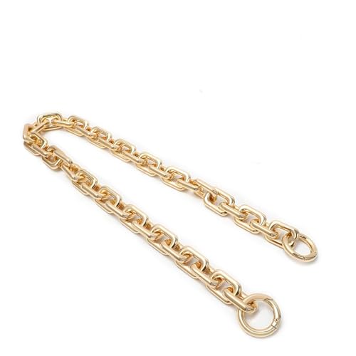 Trohollis Taschenkette,Taschen Kette Hellgoldene Geldbörsenkette, klobiger Kettenriemen-Ersatz for Damentasche, Robustes Handtaschen-Schultergurt-Zubehör(23.6 Inches - Gold) von Trohollis