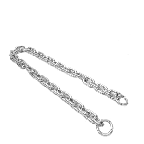 Trohollis Taschenkette,Taschen Kette Hellgoldene Geldbörsenkette, klobiger Kettenriemen-Ersatz for Damentasche, Robustes Handtaschen-Schultergurt-Zubehör(23.6 Inches - Silver) von Trohollis