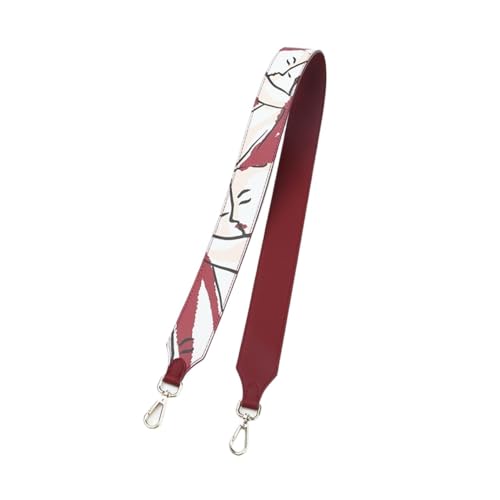 Trohollis Taschenkette,Taschen Kette Weibliche Tasche Wildtasche Strap Große Schulter Strap Bag Strap Persönlichkeitsbrief Graffiti Druck Muster Zubehör(Style 4) von Trohollis