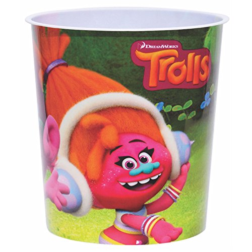 Trolls DreamWorks Papierkorb Mülleimer Abfalleimer Eimer Aufbewahrung Kinderzimmer,Kunststoff von Trolls