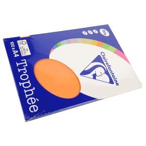 Clairefontaine Kopierpapier Trophee A4 80g/qm VE=100 Blatt clementine/orange Clairefontaine Kopierpapier Trophee A4 80g/qm VE=100 Blatt clementine/orange von Trophée