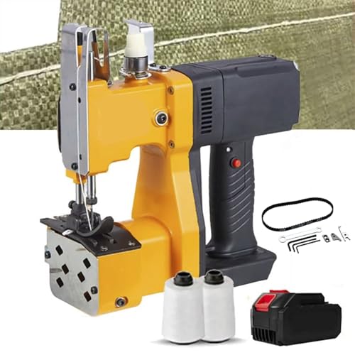 Troqullium Schnurlose Sackverschließmaschine, 2 s/Beutel, tragbare Nähmaschine for Gewebe/Säcke/Papier/Kunststoff, 0,2–10 mm Nähstärke Troqullium Schnurlose Sackverschließmaschine, 2 s/Beutel, tragbare Nähmaschine for Gewebe/Säcke/Papier/Kunststoff, 0,2–10 mm Nähstärke von Troqullium