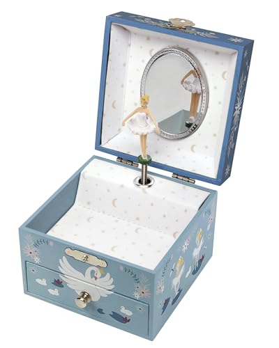 Trousselier - Ballerina – Spieluhr für Mädchen – Musik-Schmuckschatulle im Dunkeln – ideal Geschenk zur Geburt, Geburtstag oder Taufe Mädchen – leuchtet in der Nacht – Musik Schwanensee Trousselier - Ballerina – Spieluhr für Mädchen – Musik-Schmuckschatulle im Dunkeln – ideal Geschenk zur Geburt, Geburtstag oder Taufe Mädchen – leuchtet in der Nacht – Musik Schwanensee von Trousselier